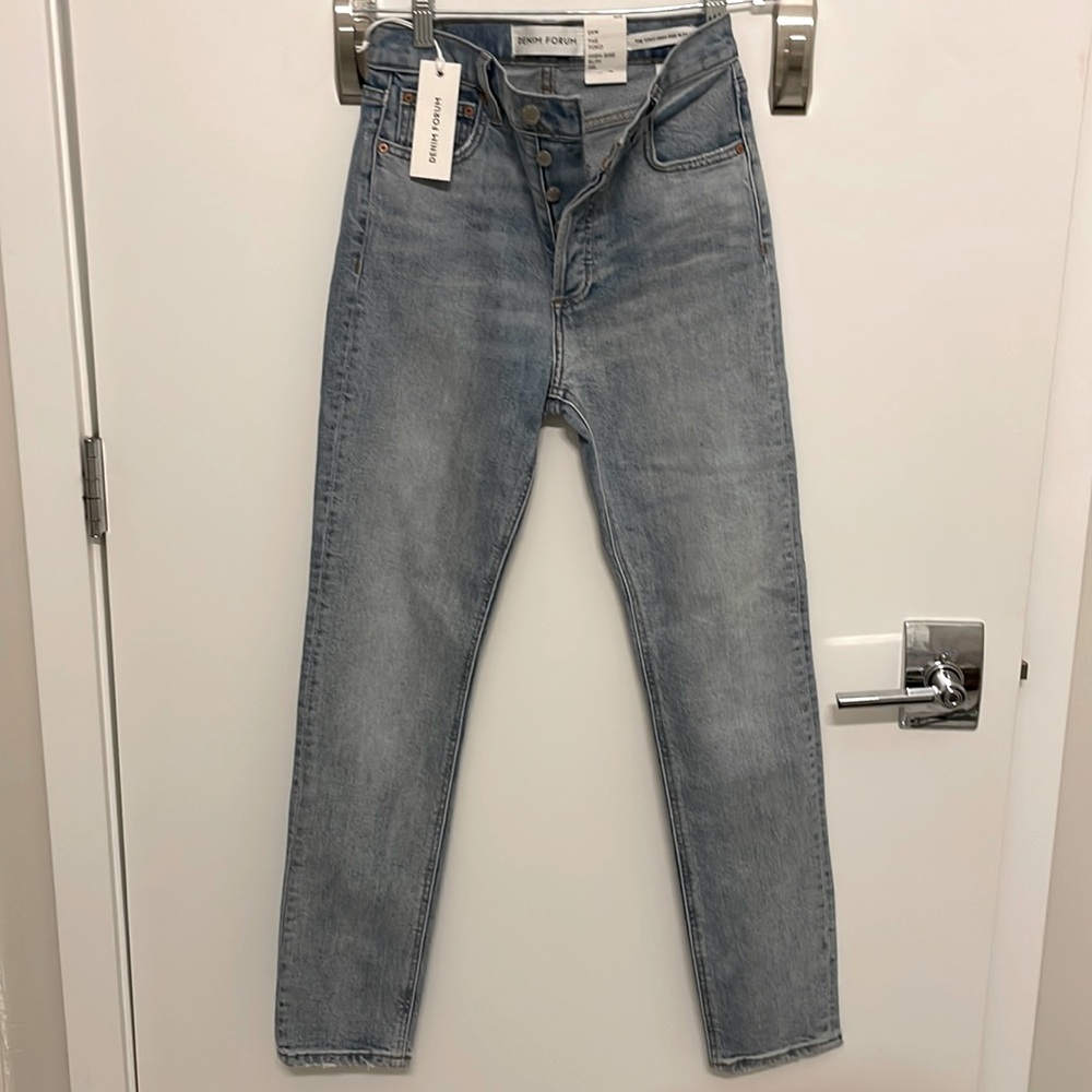 Denim Forum The Yoko High Rise Slim 24W 28L